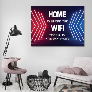 Tablou Motivational - Home and wifi - Img 4