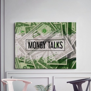 Tablou Motivational - Money Talks - Img 2