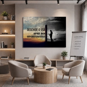 Tablou Motivational - O Usa Spre Noi Oportunitati