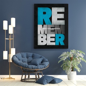 Tablou Motivational - Remember (big text) - Img 2