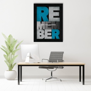 Tablou Motivational - Remember (big text) - Img 6
