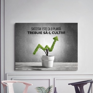 Tablou Motivational - Succesul Este Ca O Planta - Img 3