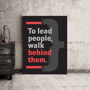 Tablou Motivational - To Lead People - Img 3