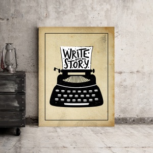 Tablou Motivational - Write Your Own Story - Img 3
