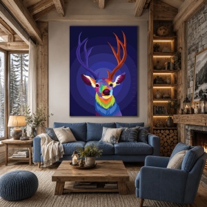 Tablou Pop art deer