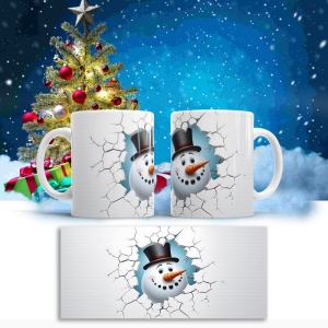 Cana De Craciun - Chubby Snowman