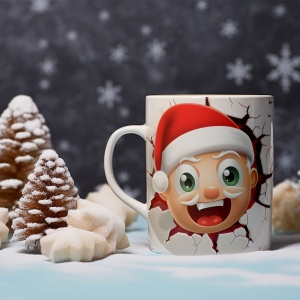 Cana De Craciun - Cute Young Santa - Img 2