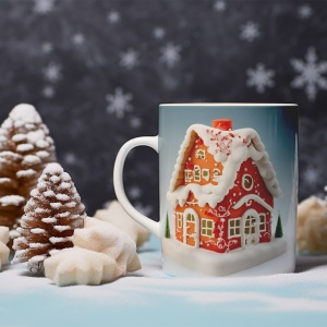 Cana De Craciun - Gingerbread House Comet - Img 2