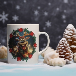 Cana De Craciun - Grandpa Reindeer (mesaj personalizat) - Img 3