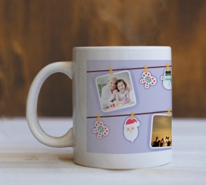 Cana Personalizata De Craciun - Poze Pe Sfoara