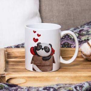 Cana Valentine's Day - Cute Panda in a Bag