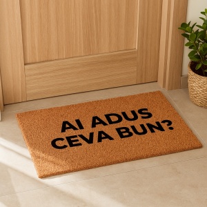 Covor de intrare personalizat - 60x40cm - Ai adus ceva bun - Img 2