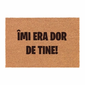 Covor de intrare personalizat - 60x40cm - Îmi era dor de tine! - Img 2