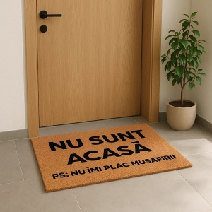 Covor de intrare personalizat - 60x40cm - NU SUNT ACASA
