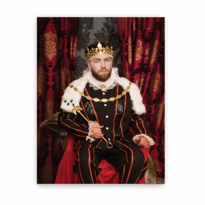 Portret Personalizat Cu Poza Ta - King On The Throne - Img 4