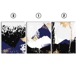 Set Tablouri Canvas - Abstract Contrasts - Img 2