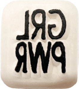 Ștampilă ceramică tatuaje temporare LaDot Cosmetics, S – GRL PWR - Img 2