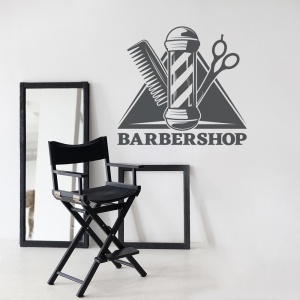 Sticker Barbershop (generic logo) - Img 4