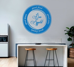 Sticker Bucatarie - Bon appetit (plate) - Img 3