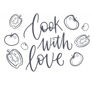 Sticker Bucatarie - Cook with love - Img 3