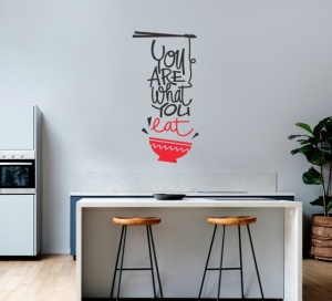Sticker Bucatarie - You are what you eat (noodles) - Img 3