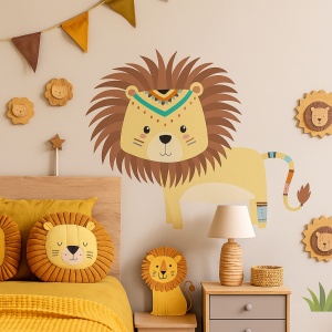 Sticker Copii - Brave cute lion