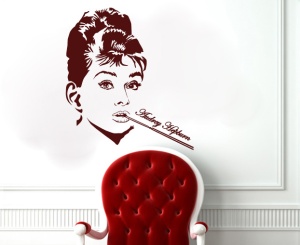 Sticker De Perete Audrey Hepburn