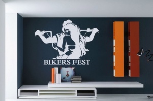 Sticker De Perete Bikers Fest - Img 3
