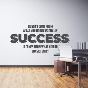 Sticker De Perete Cu Mesaj - Success Is What You Do