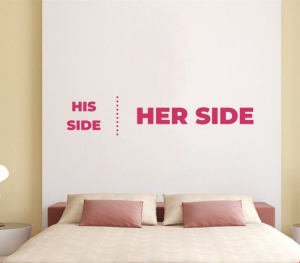 Sticker De Perete His Side - Her Side - Img 3