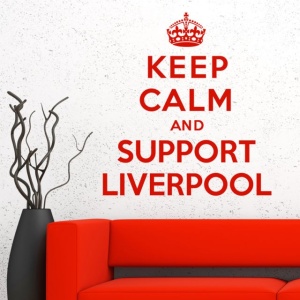 Sticker De Perete Keep Calm And Support Liverpool - Img 2