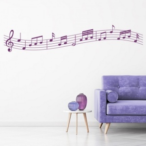 Sticker de Perete Music Sheet Notes - Img 2