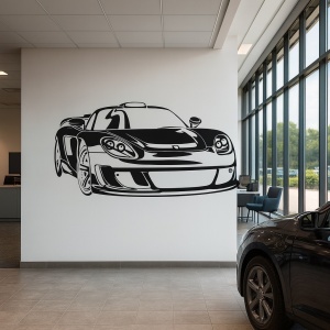 Sticker De Perete Porsche Carrera Car