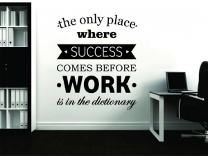 Sticker De Perete The Only Place Where Work - Img 2