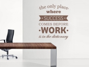 Sticker De Perete The Only Place Where Work - Img 3