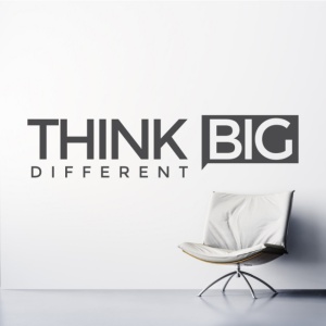 Sticker De Perete Think Big Different - Img 4