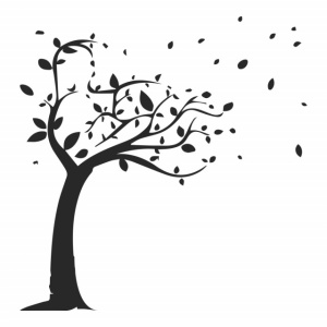 Sticker De Perete Windy Tree - Img 3