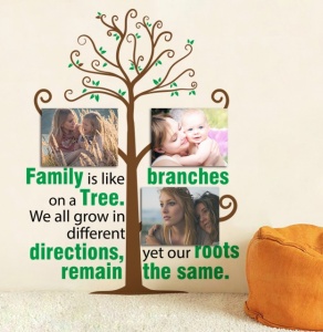 Sticker Si Canvas Family Is Like Branches - Img 2