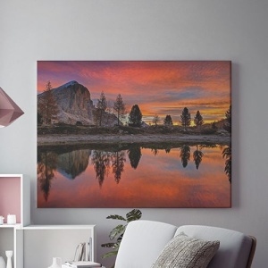 Tablou Canvas Apus In Salbaticie
