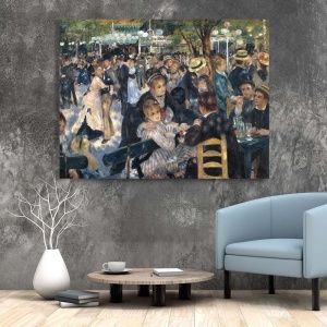Tablou Canvas "Bal du moulin de la Galette" - Balul de la Moulin de la Galette - Img 3