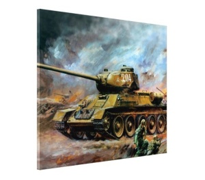 Tablou Canvas Efect Pictura - Tanc - Img 3
