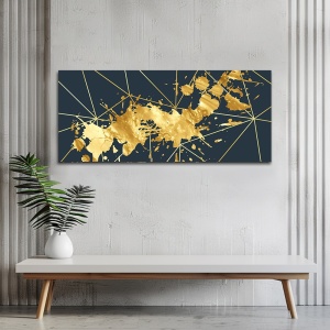 Tablou canvas - Gold and Navy (ZAZ 010) - Img 4