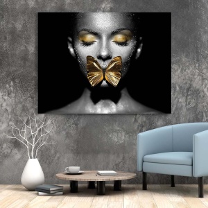 Tablou Canvas - Golden Butterfly