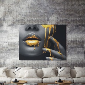Tablou Canvas Golden Temptation 2 - Img 4
