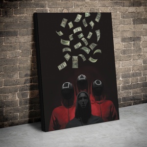 Tablou Canvas Inspirațional - Squid Game Money - Img 3
