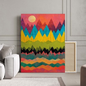 Tablou Canvas Modern Abstract - Inca abstract painting - Img 3