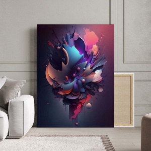 Tablou Canvas Modern Abstract - Splashing vortex