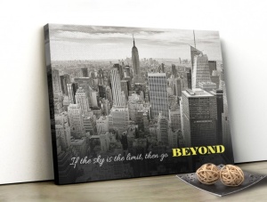 Tablou Canvas Motivational - Go Beyond