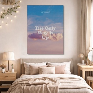 Tablou Canvas Motivational - The only way is up