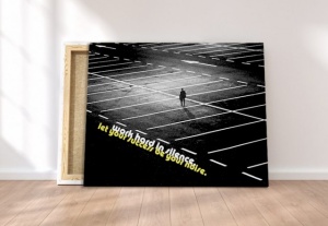Tablou Canvas Motivational - Work In Silence - Img 4